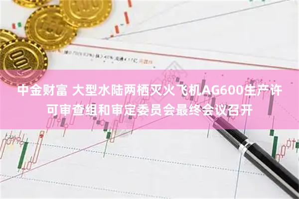 中金财富 大型水陆两栖灭火飞机AG600生产许可审查组和审定委员会最终会议召开